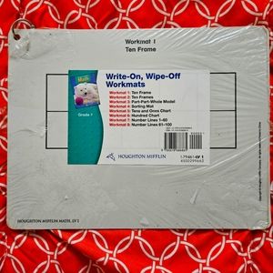 NWT write on wipe off workmats